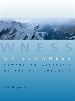 cover image of On Slowness